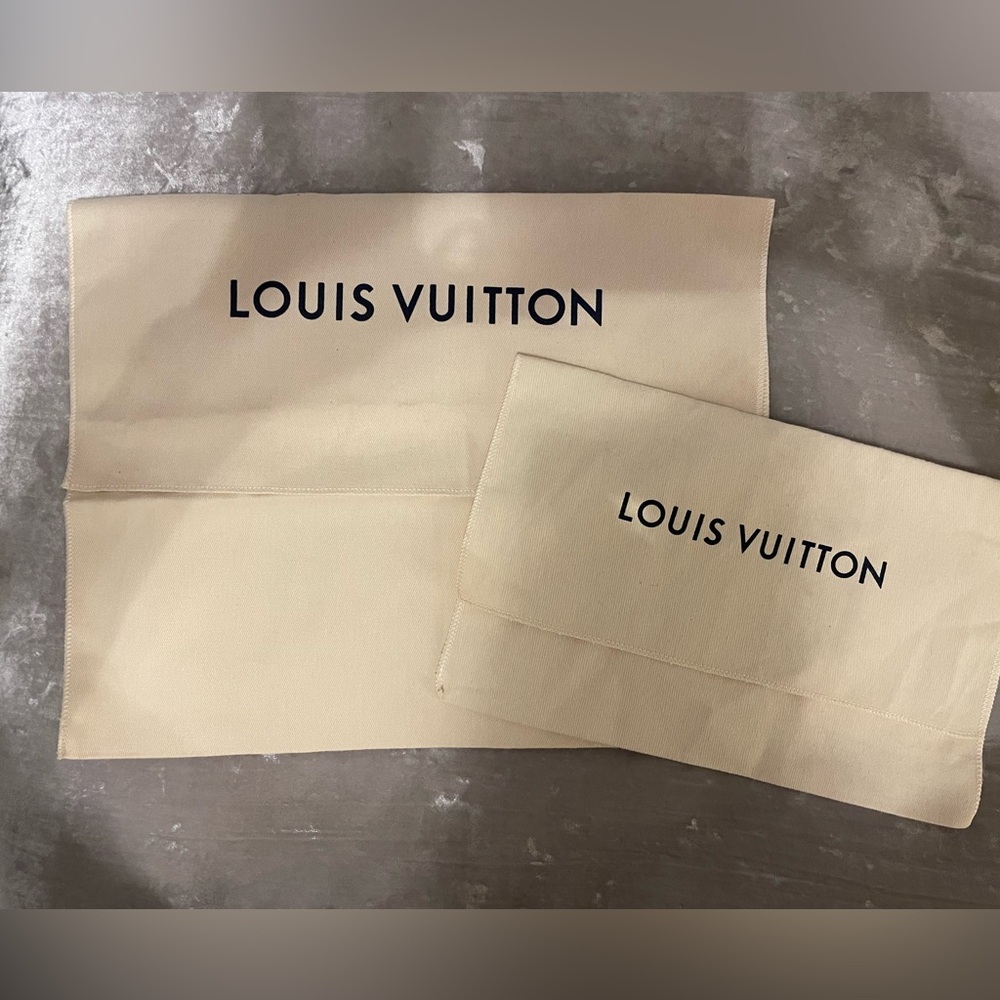 Louis Vuitton Cream Dust Bags Set